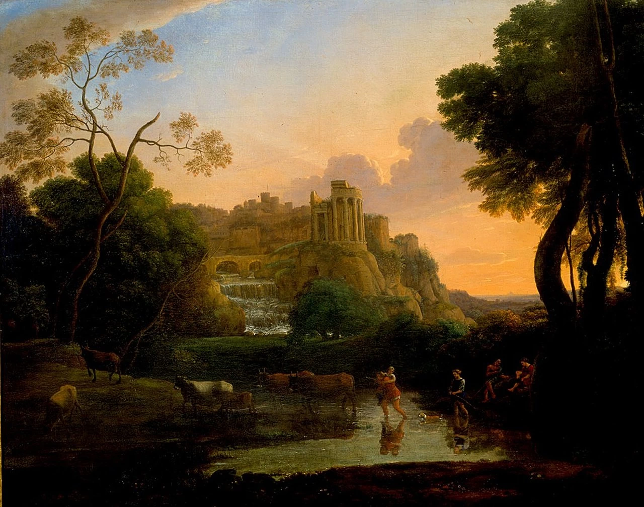 Veduta ideale di Tivoli - New Orleans Museum of Art